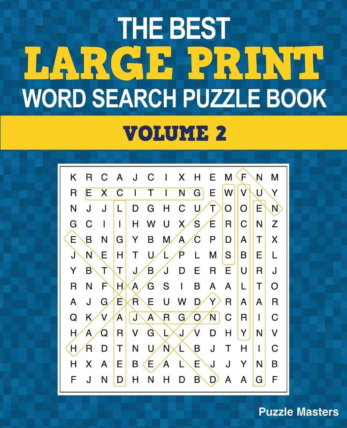 Best Large Print Word Search Puzzle Book, Volume 2: A Collection - SureShot Books Publishing LLC