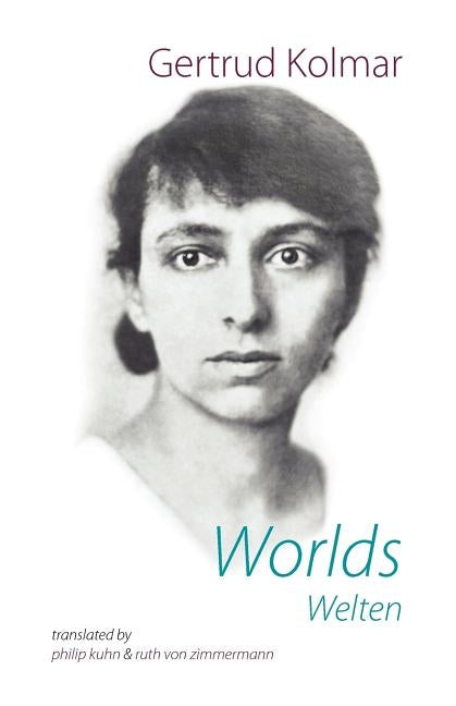 Paperback of "Worlds" by Shearsman Books featuring an abstract cover design and textured pages.