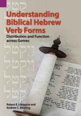 Paperback book titled "Understanding Biblical Hebrew Verb Forms" by SIL International, showing the front cover with Hebrew text and design.