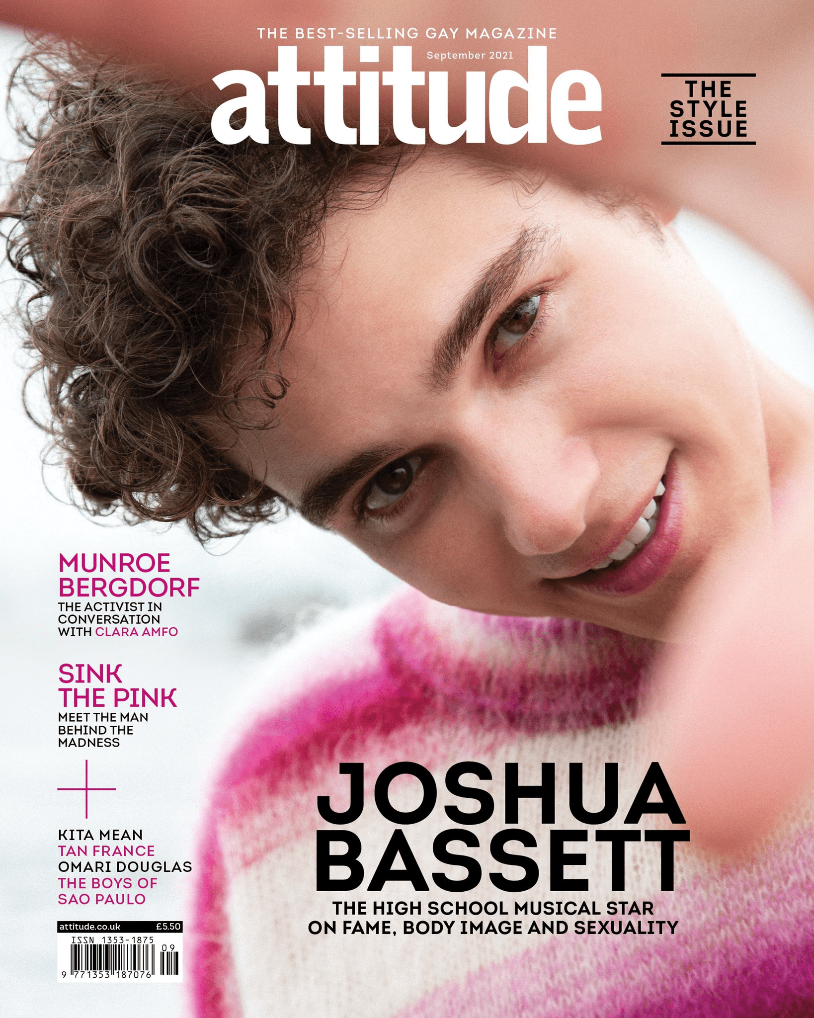 Attitude Magazine Joshua Bassett - SureShot Books Publishing LLC