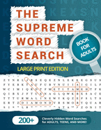 Supreme Word Search Book for Adults - Large Print Edition: Over - SureShot Books Publishing LLC
