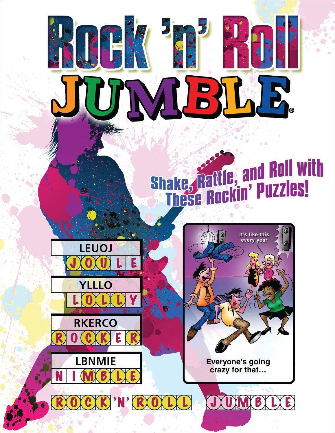 Rock 'n' Roll Jumble: Shake, Rattle, and Roll with These Rockin' Puzzles! Games-Puzzles-Word Games Tribune Media Services