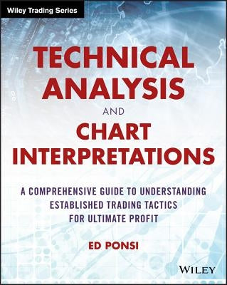 Paperback book titled "Technical Analysis and Chart Interpretations" by Wiley, featuring a cover with trading charts and graphs.