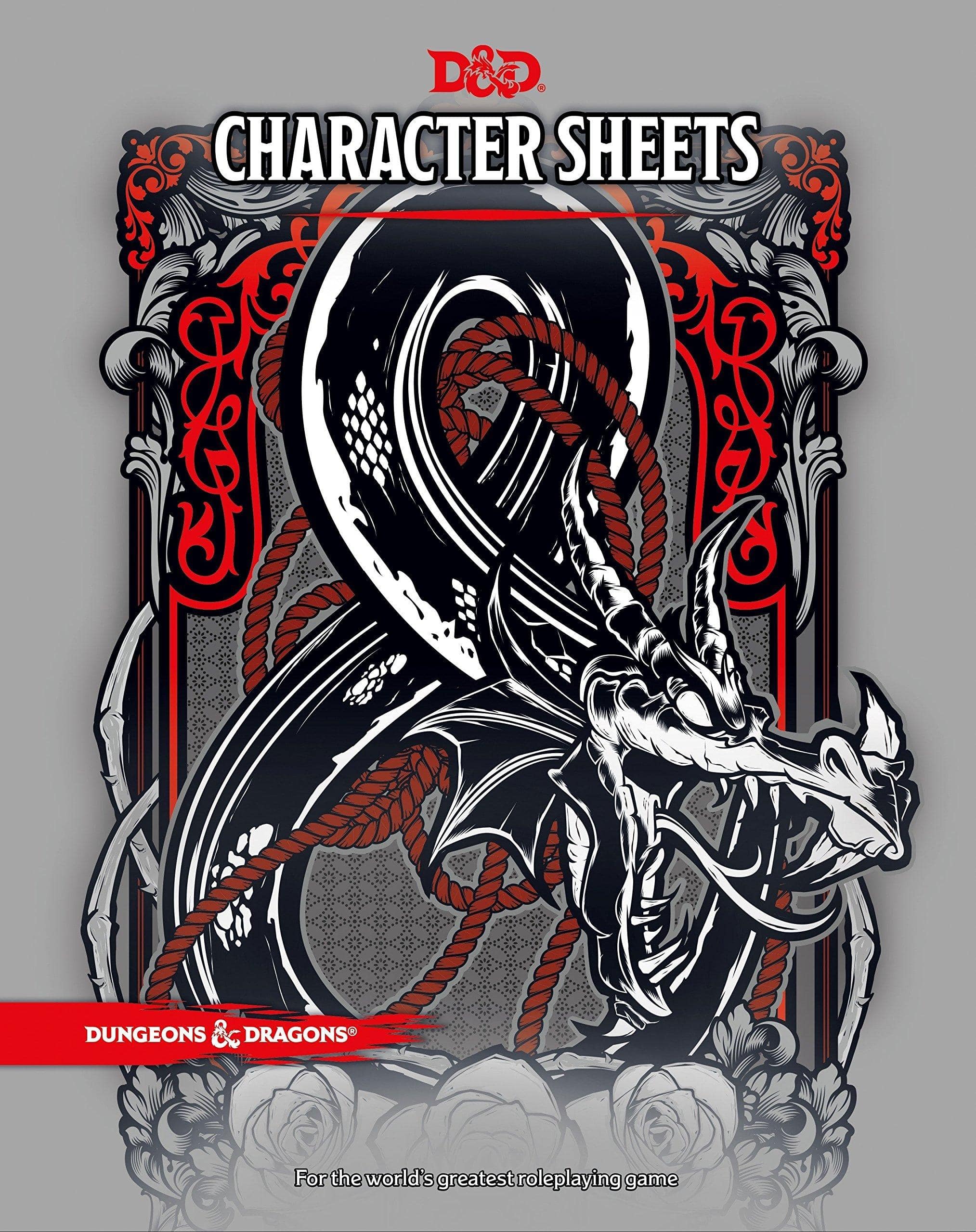 D&D Character Sheets Games-Puzzles-Word Games Wizards RPG Team